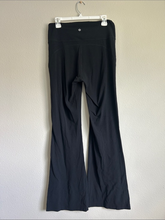 lululemon athletica Pants - Lululemon black high waist flared leggings